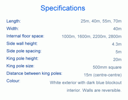 Regal Range Specifications