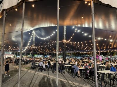 Prestige Party Tent Interior